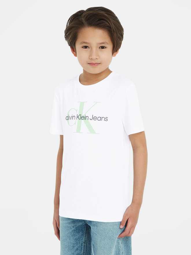 Calvin Klein Jeans Calvin Klein Jeans Camiseta Monogram IU0IU00460 Blanco Regular Fit
