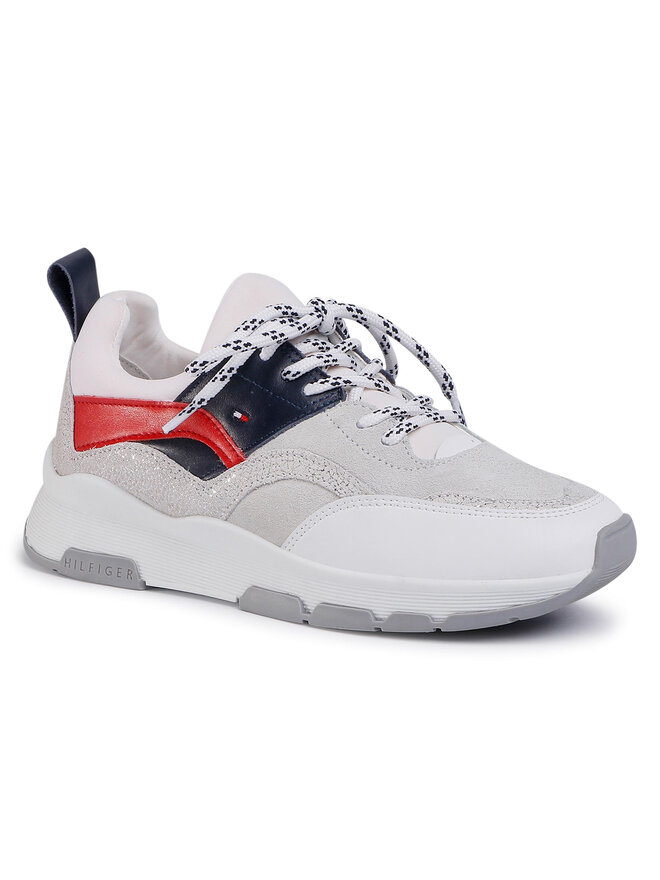 Sneakers Tommy Hilfiger Sporty Chunky Glitter Sneaker FW0FW04853 Gris chaussures