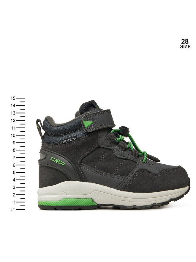CMP Sneakersy CMP Kids Hadil Leather Wp Urban 3Q84524 Šedá