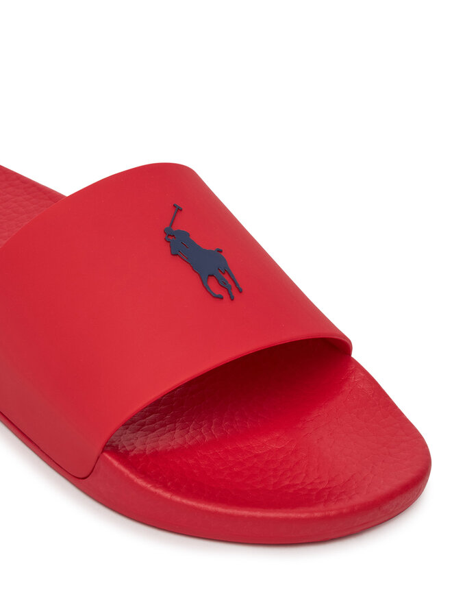 Polo Ralph Lauren Pantoletten Polo Ralph Lauren Signature Pony 809961001003 Rot
