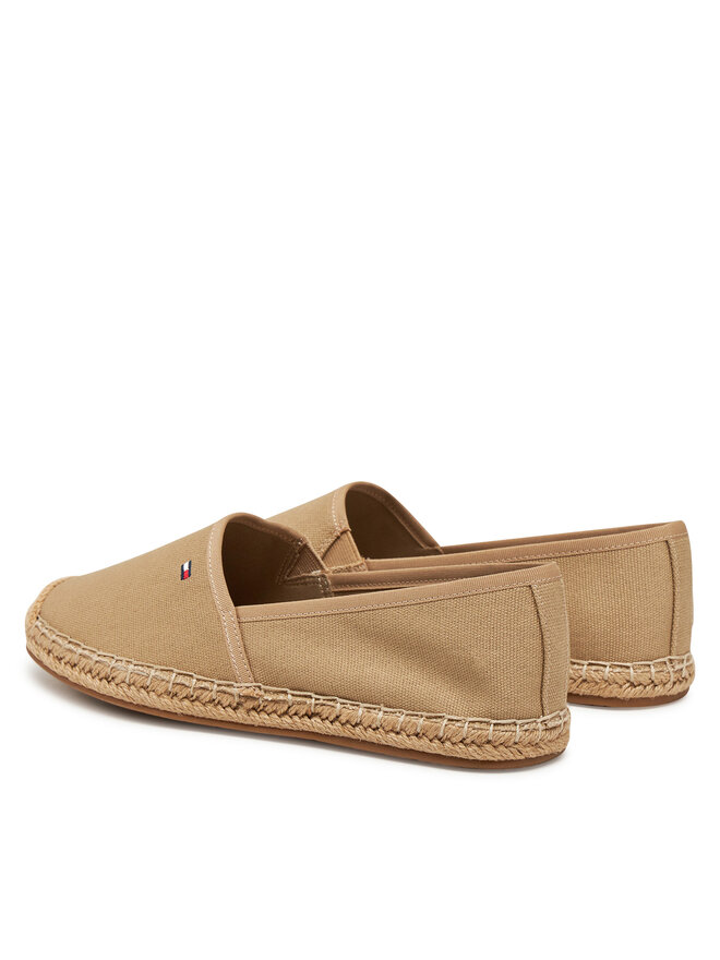Tommy Hilfiger Espadrile Tommy Hilfiger Flag Canvas Espadrille FW0FW08541 Rjava