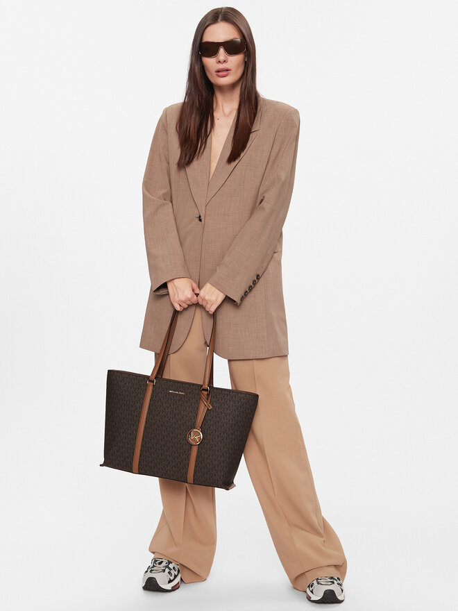 MICHAEL Michael Kors Táska MICHAEL Michael Kors Temple Tote 30R4G1LT3B Barna