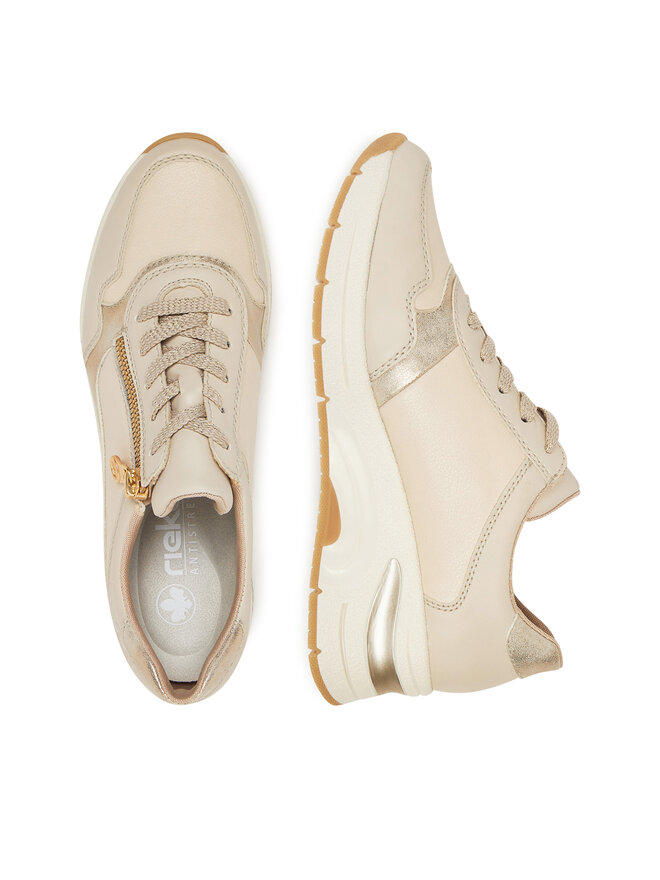 Rieker Sneakersy Rieker N9301-60 Écru