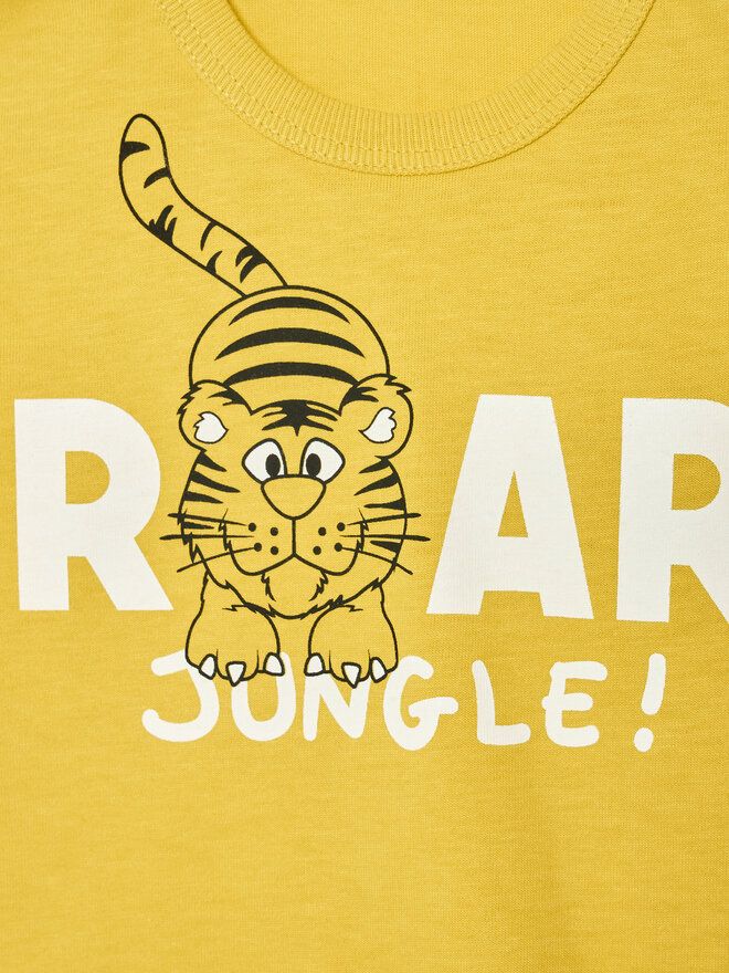 United Colors Of Benetton United Colors Of Benetton T-shirt 3I1XG102Z Giallo Regular Fit