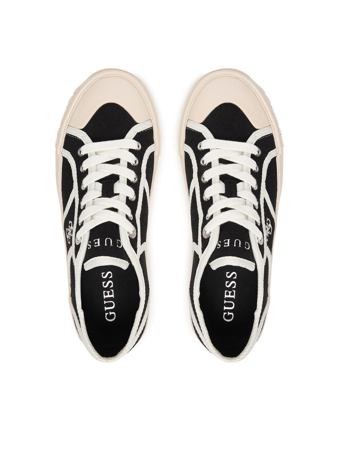 Guess Sneakers aus Stoff Guess FLPISS FAL12 Schwarz