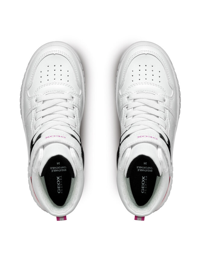 Geox Tenisice Geox J Mikiroshi Girl J46DVB 0BCKC C1Z8D M Bijela