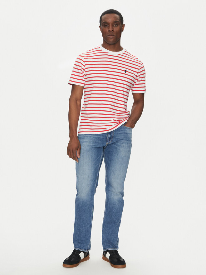 Save The Duck Save The Duck Футболка DT1743M BESY20 Червоний Regular Fit