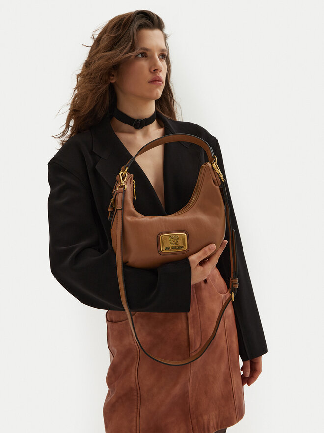 LOVE MOSCHINO Ročna torba LOVE MOSCHINO JC4273PP0LKB0208 Rjava