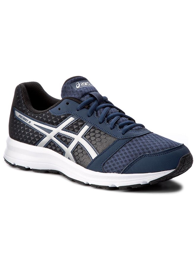 Chaussures de running Asics Patriot 8 T619N Bleu marine chaussures