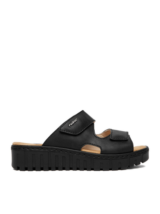 Rieker Pantoletten Rieker CEO-V1392-00 Schwarz