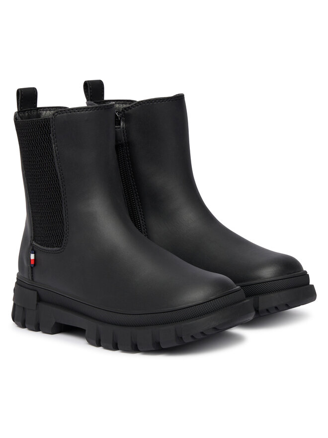 Tommy Hilfiger Stiefeletten Tommy Hilfiger T3X5-35295-1355 M Schwarz