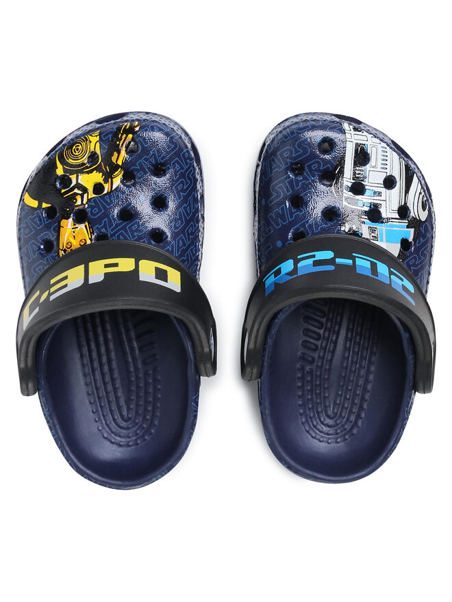 Crocs Şlapi Crocs Classic Star Wars R2D2 C3PO 200122 Bleumarin