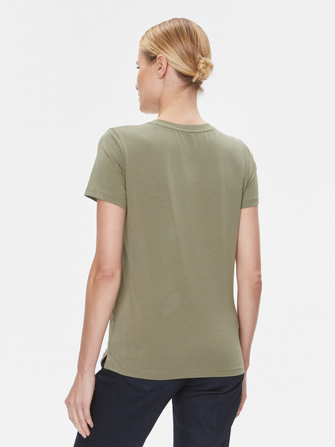 Guess Guess T-Shirt W4RI69 J1314 Πράσινο Regular Fit