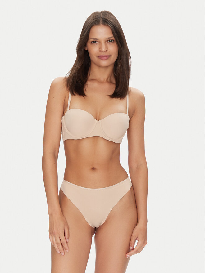 Tommy Hilfiger Tommy Hilfiger Стрінги UW0UW05214 Бежевий