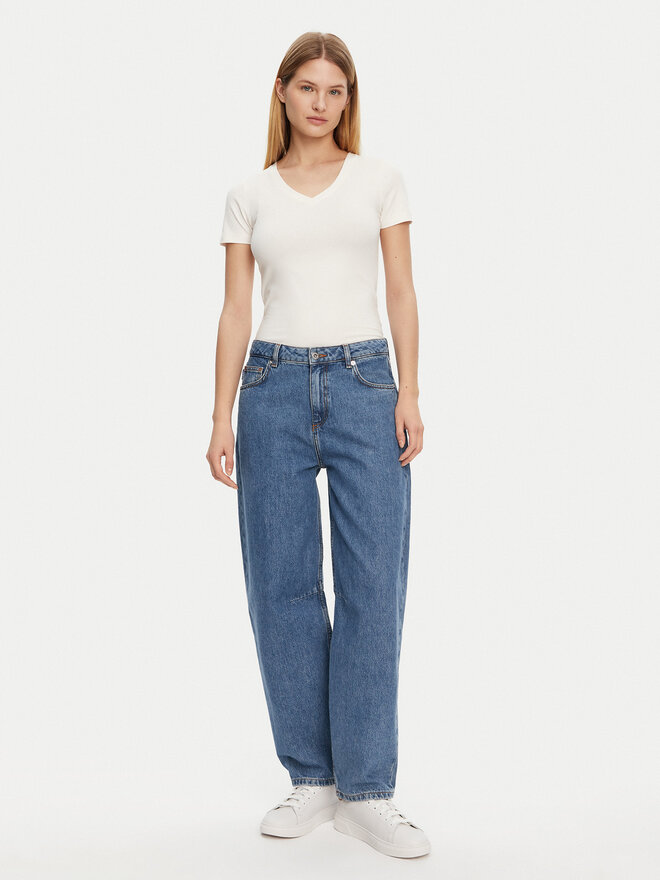 Guess Guess Marškinėliai O5GI00 KBBU1 Écru Boxy Fit