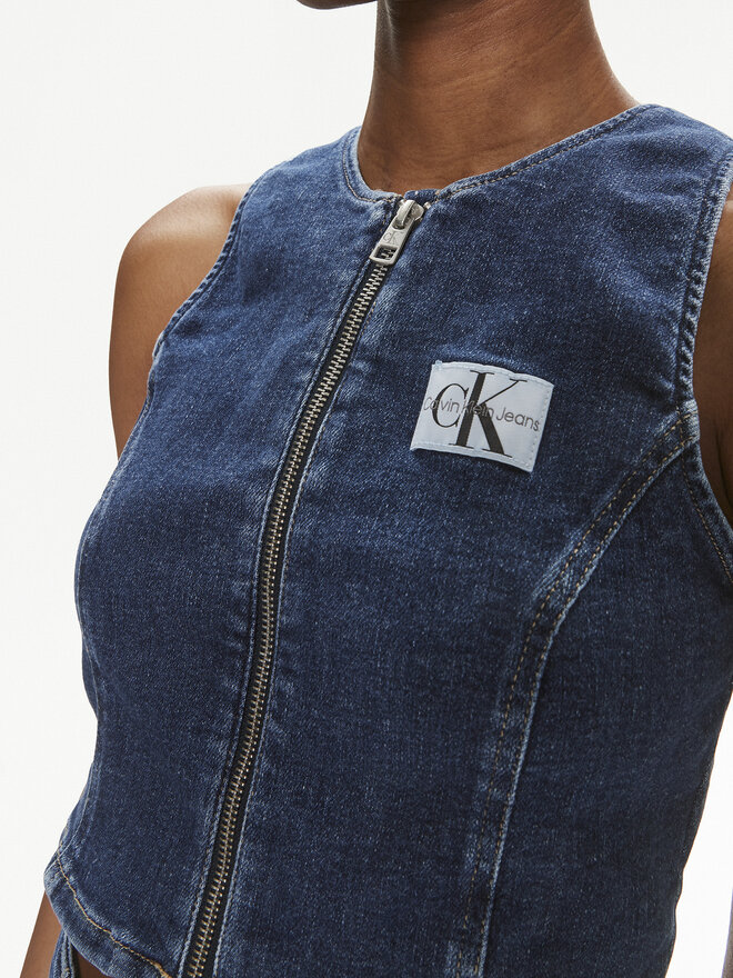 Calvin Klein Jeans Calvin Klein Jeans Marškinėliai J20J222799 Mėlyna Slim Fit