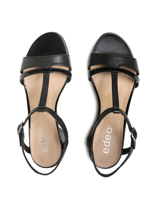 Edeo Sandalen Edeo 3679-395/741 Schwarz