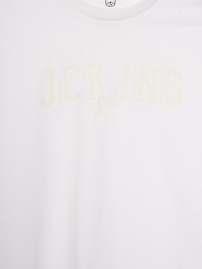 Jack&Jones Junior Jack&Jones Junior Marškinėliai Cory 12249670 Balta Loose Fit