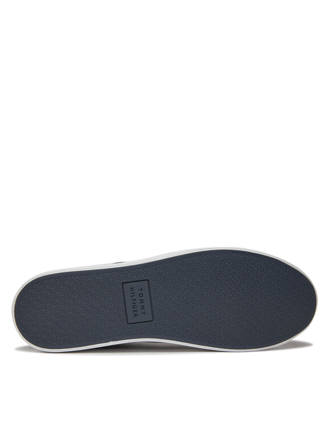 Tommy Hilfiger Snīkeri Tommy Hilfiger Th Hi Vulc Low Stripes Mesh FM0FM04946 Zils