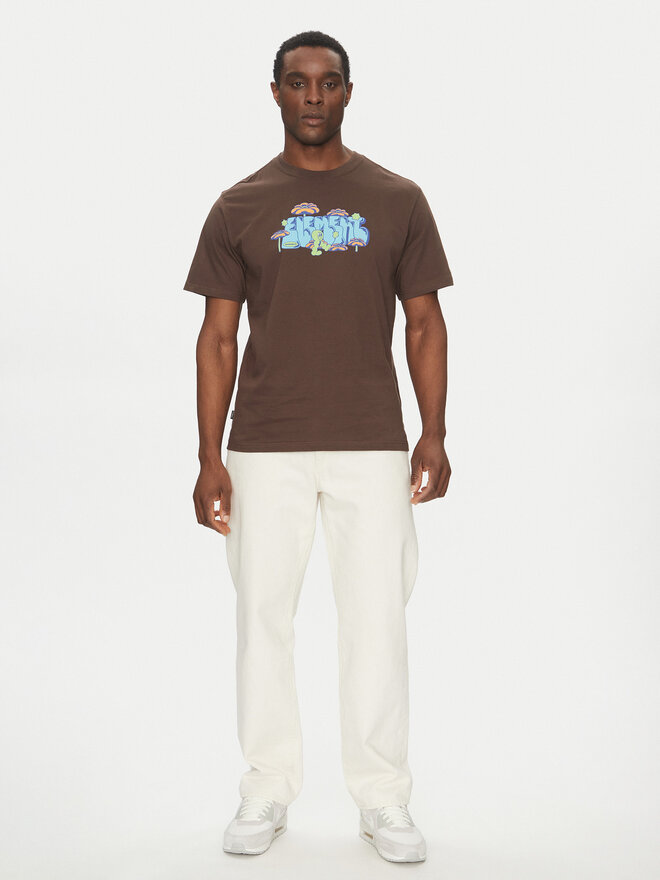 Element Element Póló ELYZT00512 Barna Relaxed Fit