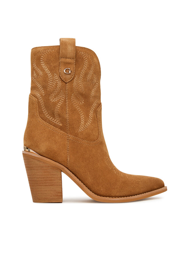 Guess Ковбойські чоботи Guess FLTSAL SUE10 Коричневий