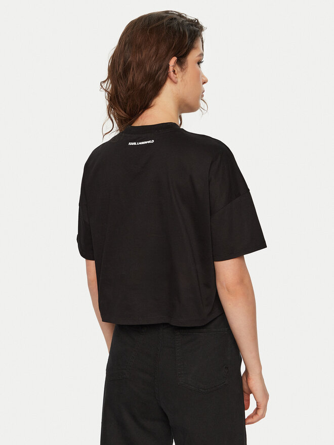 KARL LAGERFELD KARL LAGERFELD T-Shirt A1W17074 Μαύρο Regular Fit