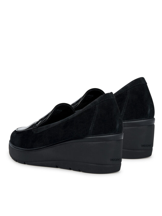Geox Halbschuhe Geox D Ilde D36RAB 022HH C9999 Schwarz