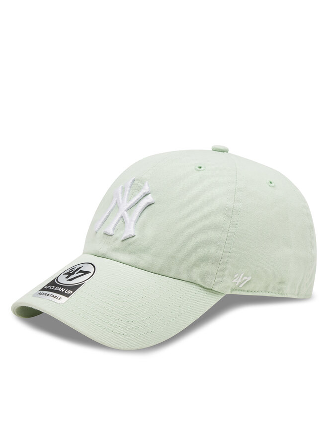 47 Brand Șapcă 47 Brand Mlb New York Yankees ’47 Clean Up W/No Loop Label B-NLRGW17GWS-B0B Verde