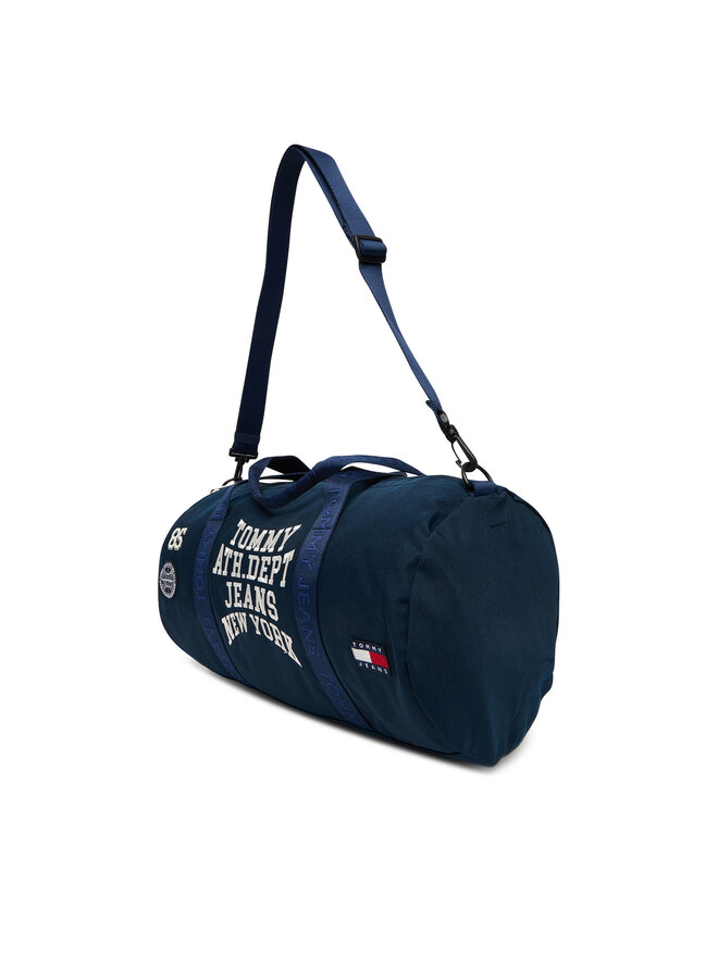 Tommy Jeans Taška Tommy Jeans Tjm Multi Graphic Duffle AM0AM13705 Tmavomodrá