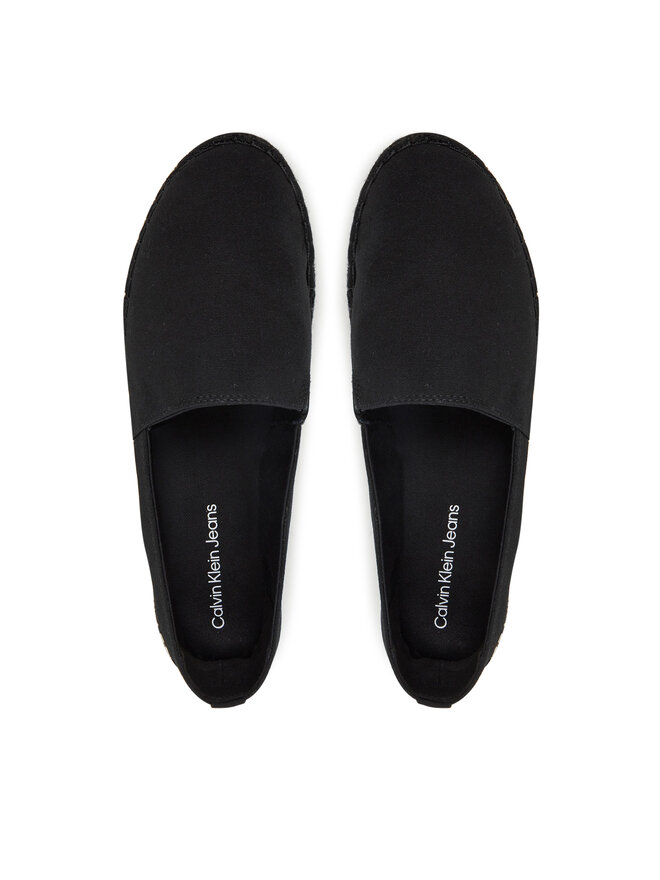 Calvin Klein Jeans Espadrile Calvin Klein Jeans Flatform Esdparille Mg/Hdw YW0YW01737 Negru