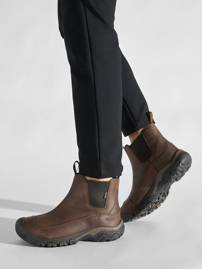 Klassische Stiefeletten Keen Anchorage Boot III Wp 1017790 Braun eschuhe