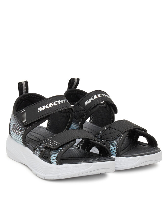 Skechers Sandale Skechers Microspec-Splash- 407034L/BKSL Negru