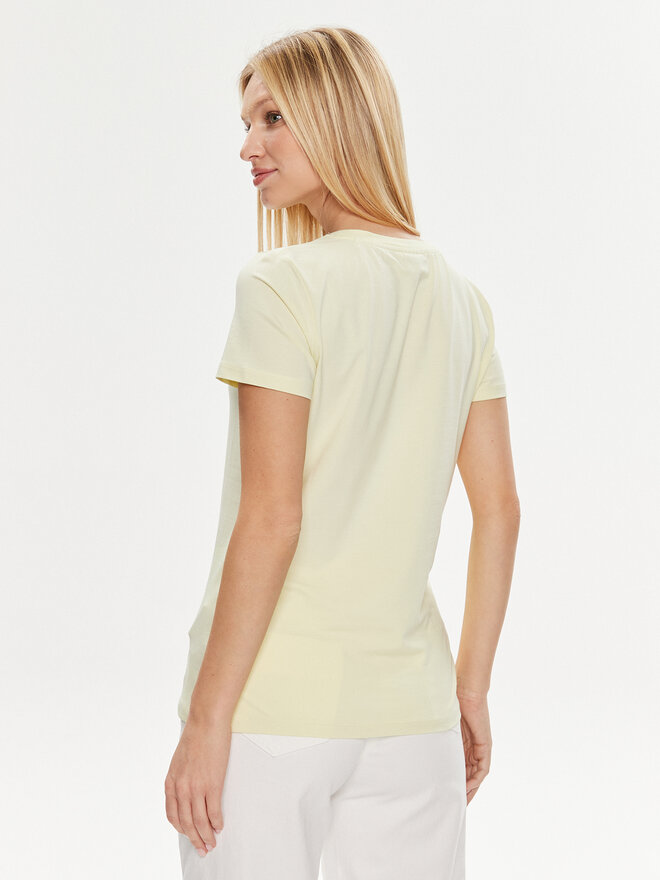 Guess Guess Marškinėliai Skylar V4GI09 J1314 Žalia Slim Fit