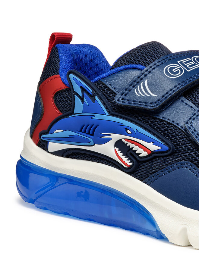 Geox Sneakersy Geox J Ciberdron J55LBB 014BU C0735 S Tmavomodrá