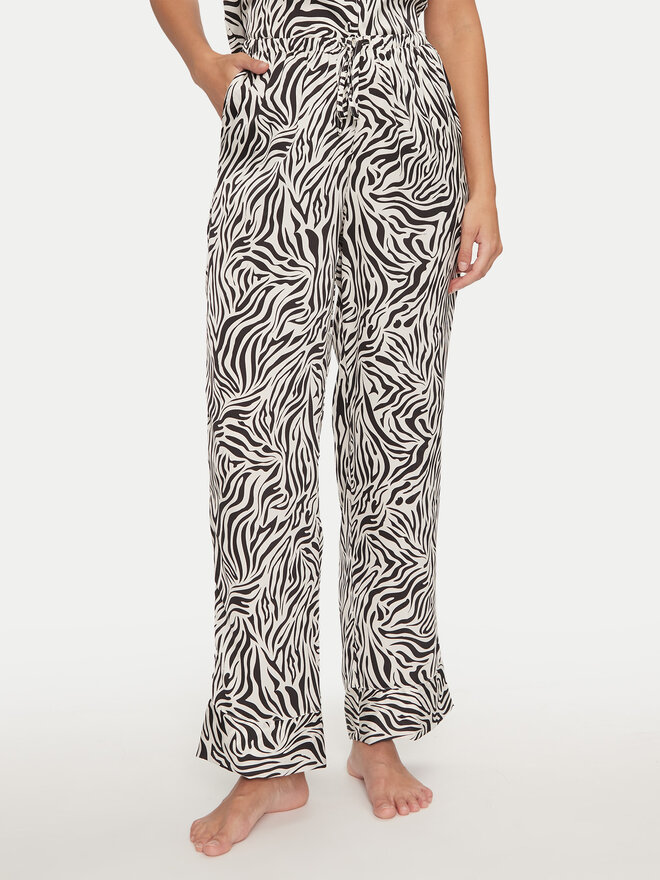 Hunkemöller Hunkemöller Παντελόνι πιτζάμας Peppers 206527 Μαύρο Regular Fit