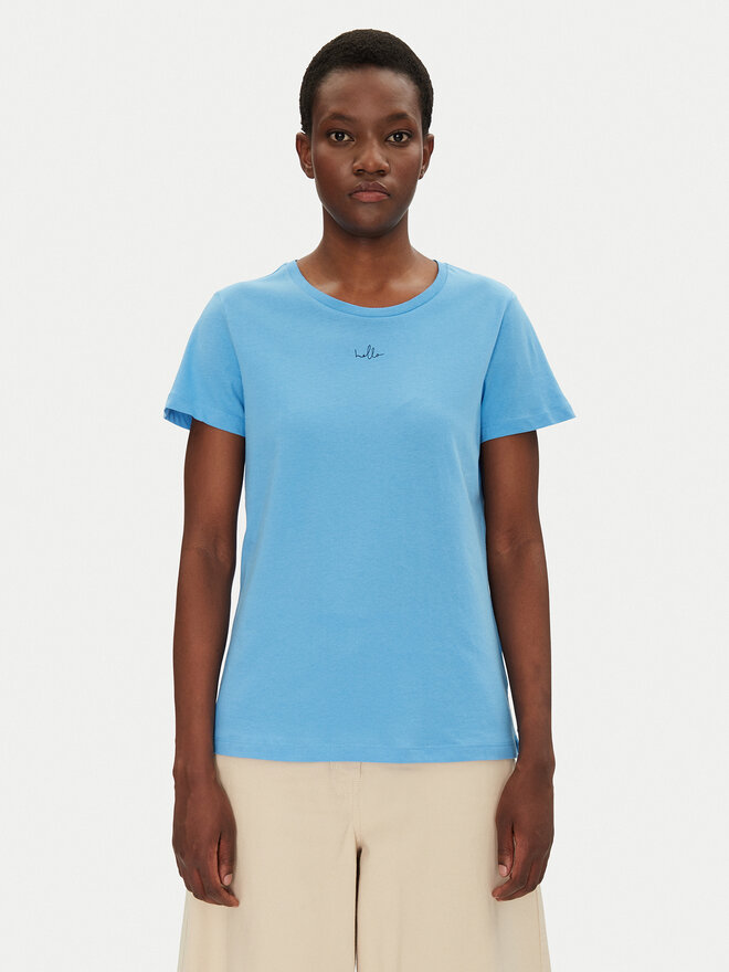 Fransa Fransa Camiseta 20615288 Azul Regular Fit