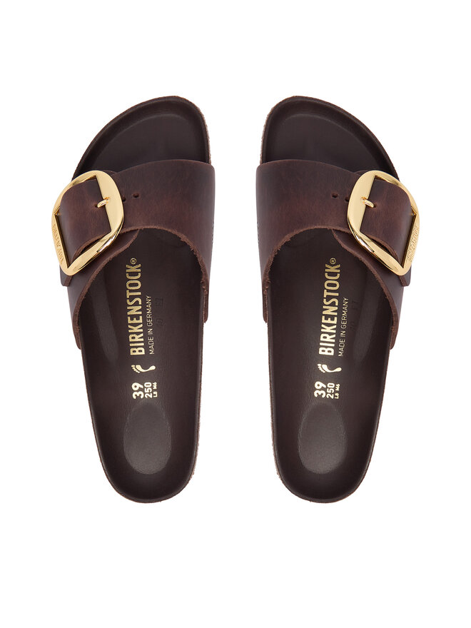 Birkenstock Шльопанці Birkenstock Madrid Big Buckle 1032914 Темно-коричневий