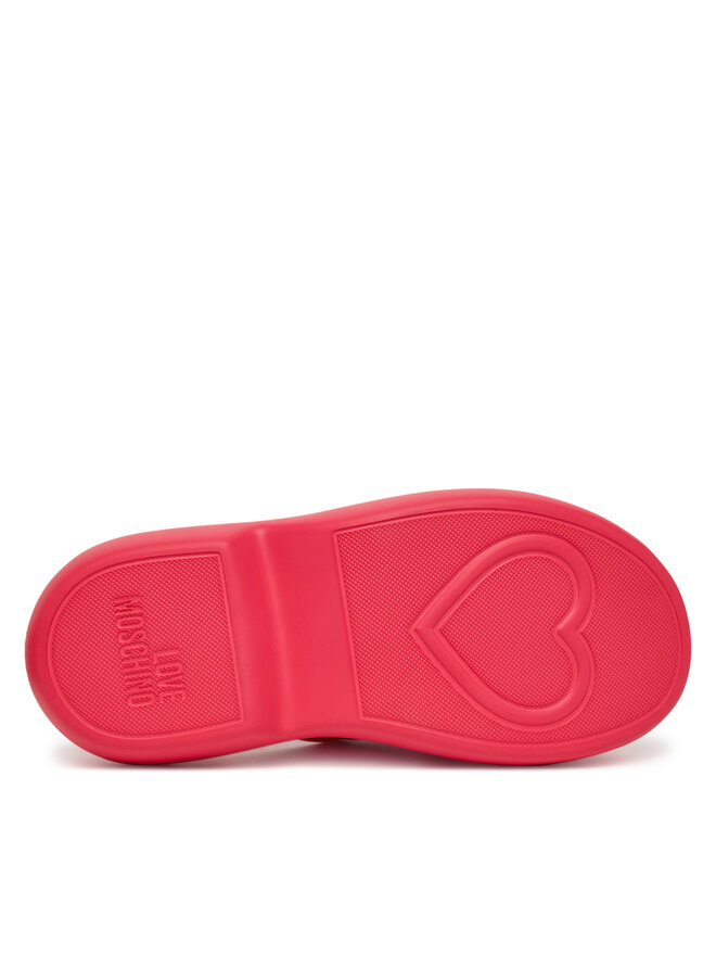 LOVE MOSCHINO Klapki LOVE MOSCHINO JA28207I0MI40604 Różowy