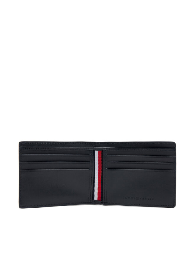 Tommy Hilfiger Veľká pánska peňaženka Tommy Hilfiger Th Corp Mini Cc Wallet AM0AM13244 Tmavomodrá