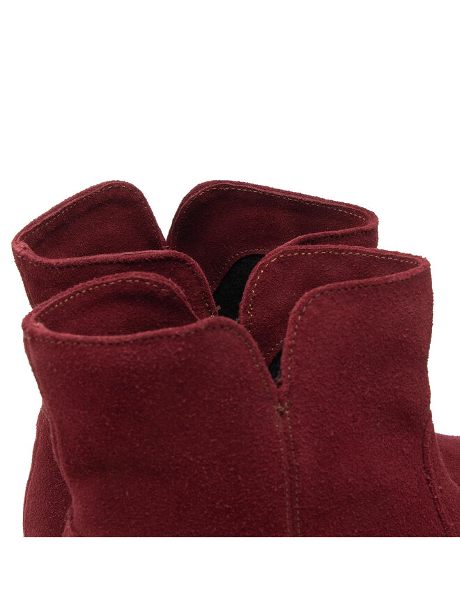 Zarro Botki Zarro DL003 Bordowy