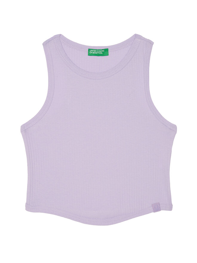 United Colors Of Benetton United Colors Of Benetton Топ 31H3CH01F Фіолетовий Slim Fit