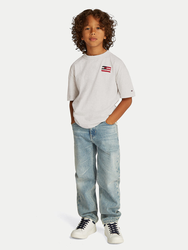 Tommy Hilfiger Tommy Hilfiger Marškinėliai KB0KB09531 S Pilka Regular Fit