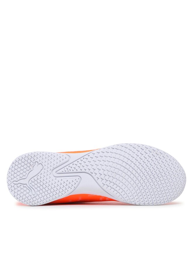 Puma Buty do piłki nożnej Puma Ultra Play It Jr 107237 01 Pomarańczowy