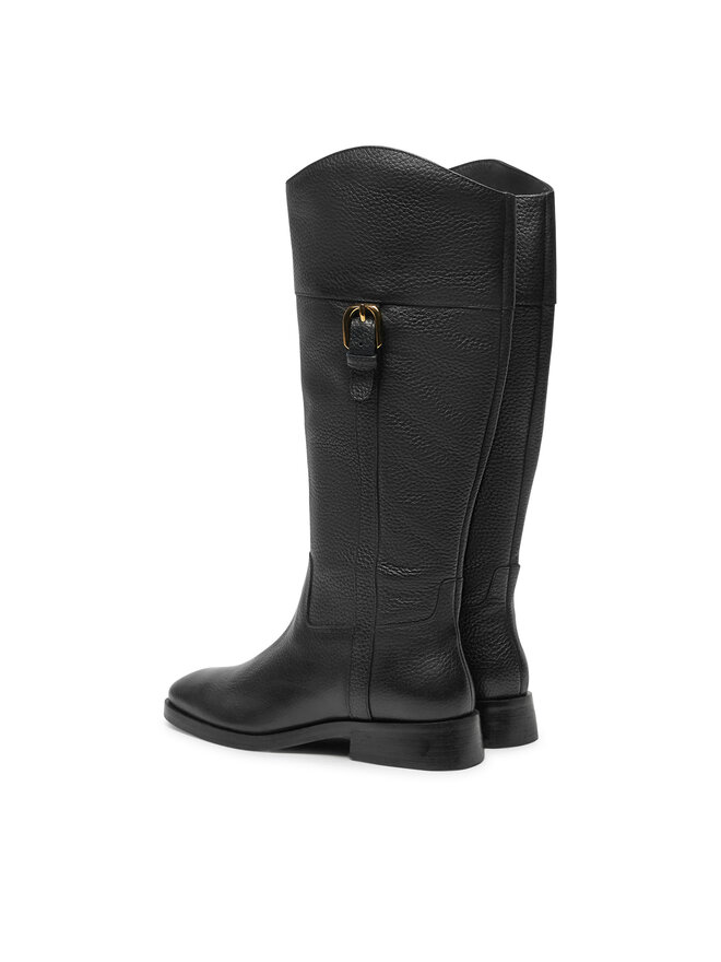 Geox Kozačky Geox D Tormalina D36VBG 00046 C9997 Černá