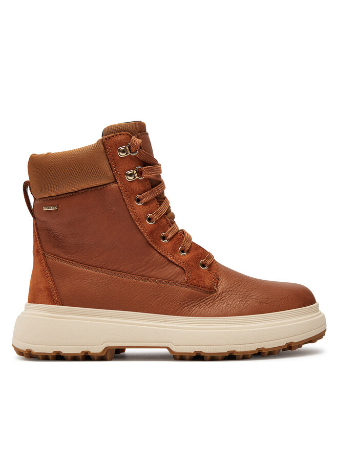 Geox Schnürstiefeletten Geox Lamidie ABX B D46XMB 0FV22 C6001 Braun