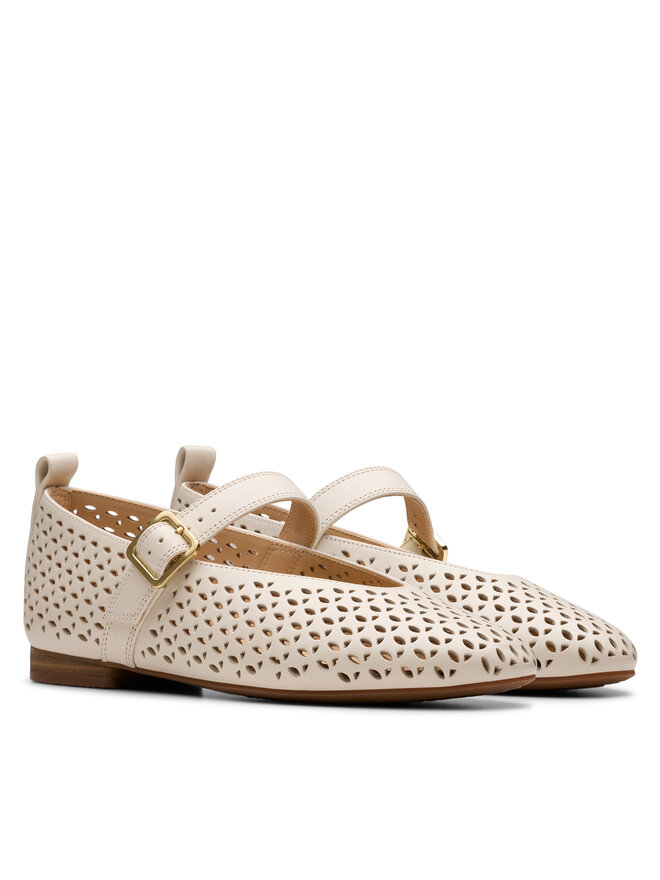 Clarks Īsi apavi Clarks Fawna Jane 26181230 Écru