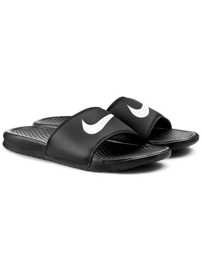 Mules sandales de bain Nike Benassi Swoosh 312618 011 Noir chaussures