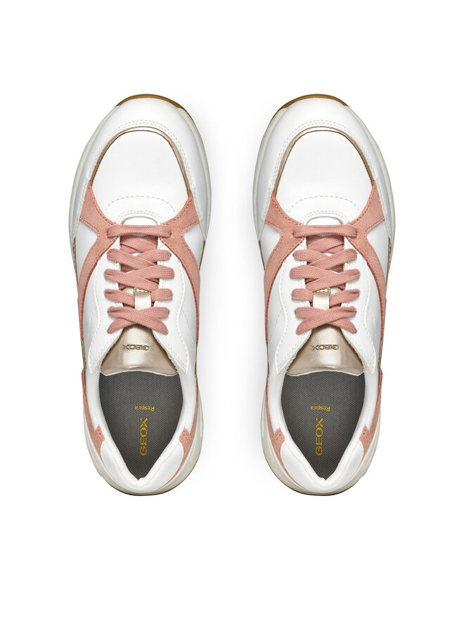 Geox Sneakersy Geox Prometya D46NQA 05422 C1Z7Q Biały