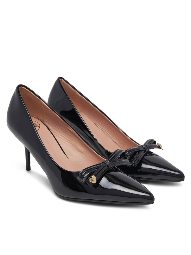 LOVE MOSCHINO Szpilki LOVE MOSCHINO JA10097G1MIH0000 Czarny