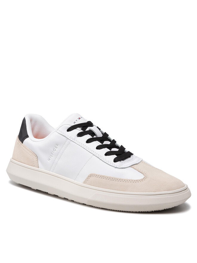 Tommy Hilfiger Сникърси Tommy Hilfiger Essential Premium Cupsole Lea FM0FM04111 Бял